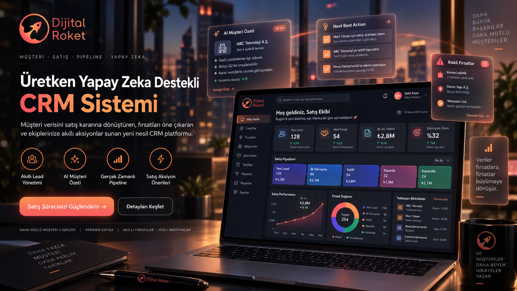 Üretken Yapay Zekâ Destekli CRM Sistemi